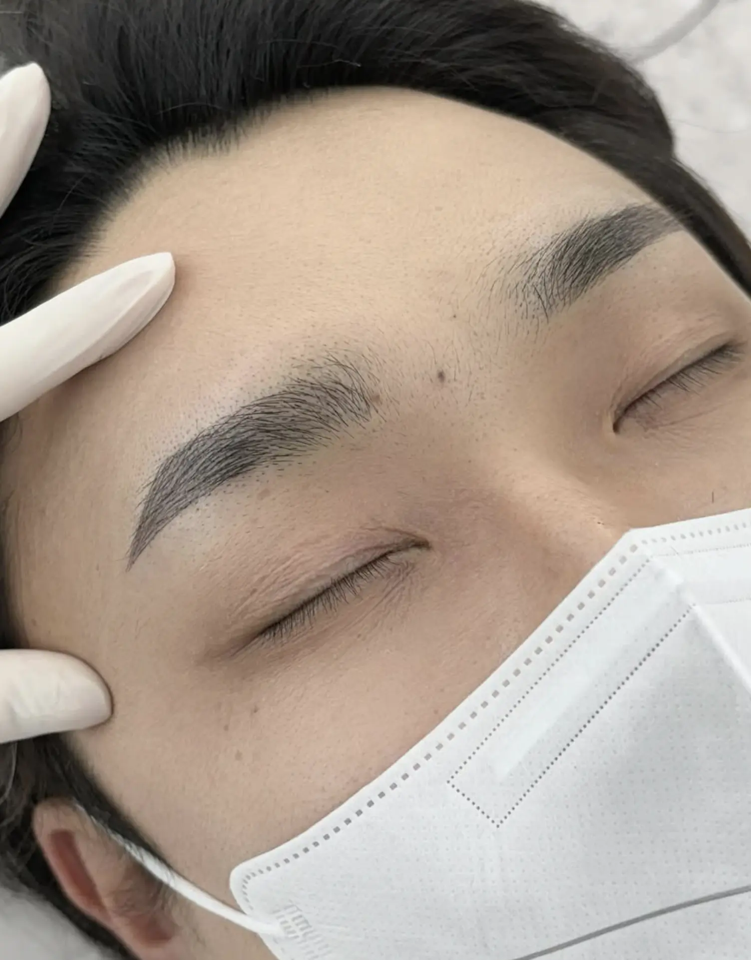 Eyebrow tattoo healing stages chart