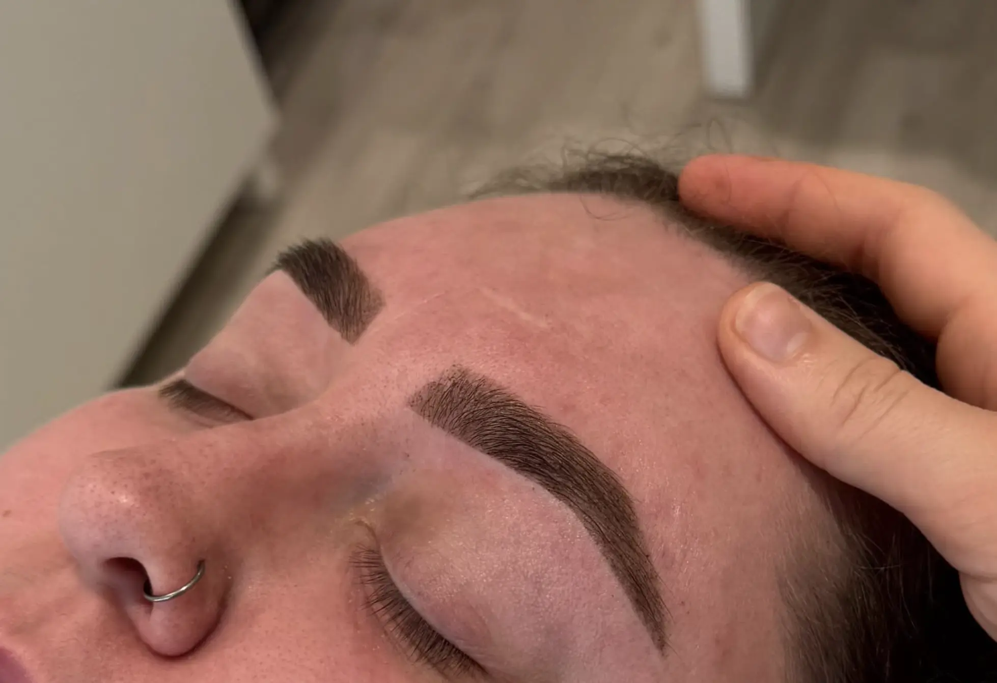Who should not get permanent eyebrows?